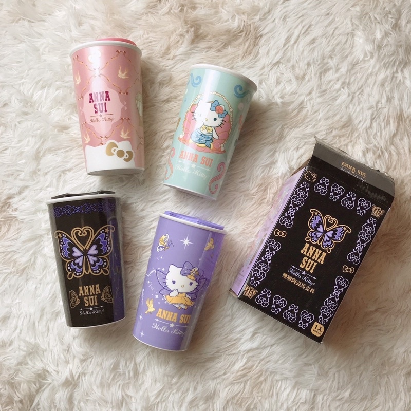 ❤️7-11 ANNA SUI x Hello Kitty 新風格時尚集點送；雙層陶瓷馬克杯