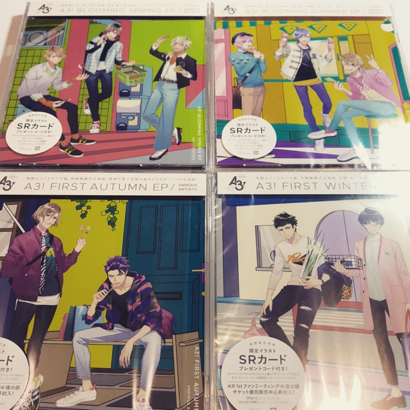 A3 秋冬first Ep 春夏blooming Ep 至三角萬里紬皆未再生使用 蝦皮購物