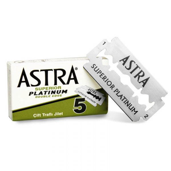 【現貨】俄羅斯 Astra Superior Platinum 刮鬍刀片 極致白金版 (5片裝)