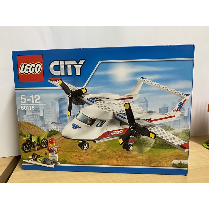 全新樂高｜盒組｜LEGO 60116 樂高救護飛機 city城市系列絕版品