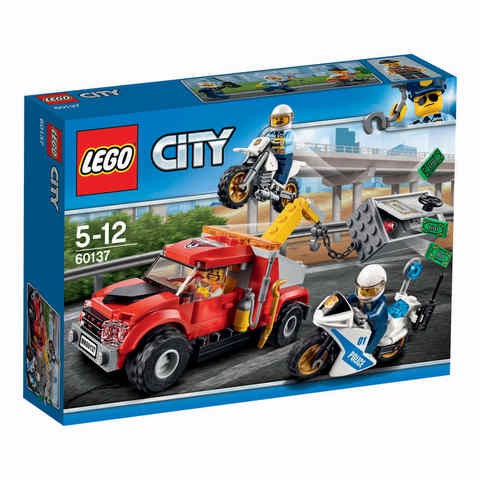 ［想樂］全新 樂高 LEGO 60137 City 城市 拖吊車追捕行動