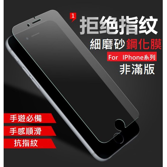 現貨 未滿版 iPhone13 i12 Pro i11 XS XR i8 i7 霧面玻璃貼 非滿版 磨砂保護貼 鋼化玻璃
