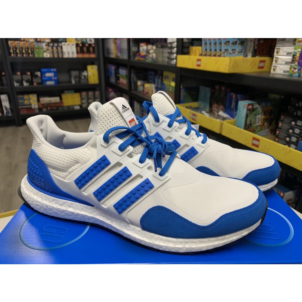 ★董仔樂高★ ADIDAS ULTRABOOST DNA X LEGO 愛迪達慢跑鞋 白藍H67952 全新現貨