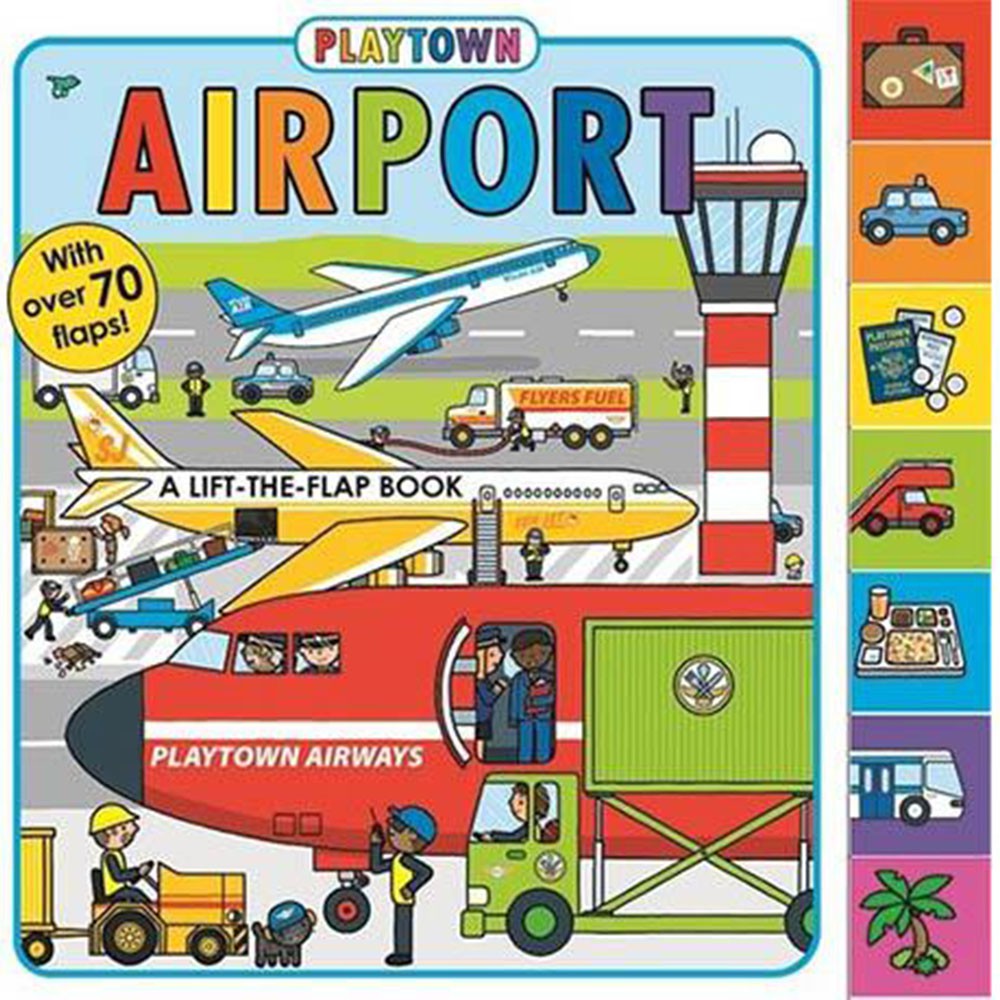 Playtown：Airport 歡樂城國際機場硬頁翻翻操作書(美國版)