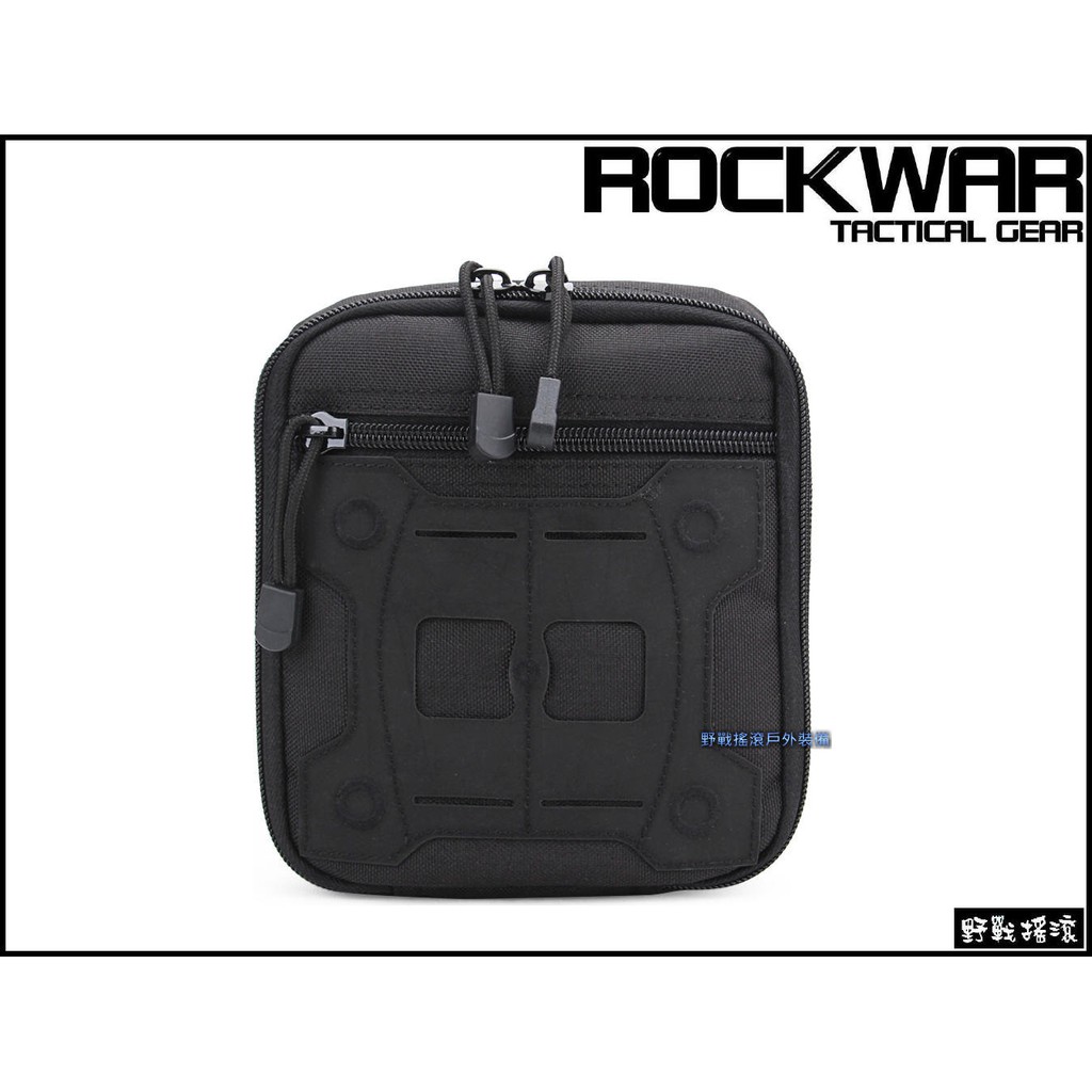 【野戰搖滾-生存遊戲】ROCKWAR Hypalon戰術醫療包、雜物包【黑色】快取急救包腰包雜物袋工具包