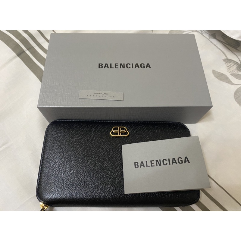 自售balenciaga 巴黎世家男長夾女長夾bb鎖扣全新 蝦皮購物