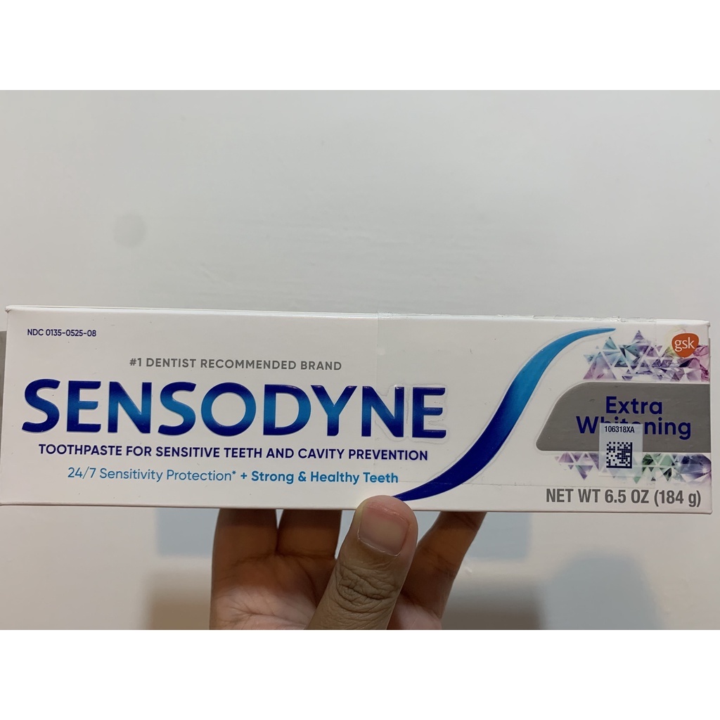(全新，效期已過）舒酸定SENSODYNE敏感性牙膏潔白配方 184g
