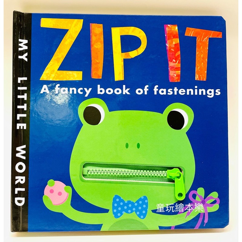 現貨《BSMI商檢合格》ZIP IT 操作書 拉鍊書 A FANCY BOOK OF FASTENINGS 幼兒自主