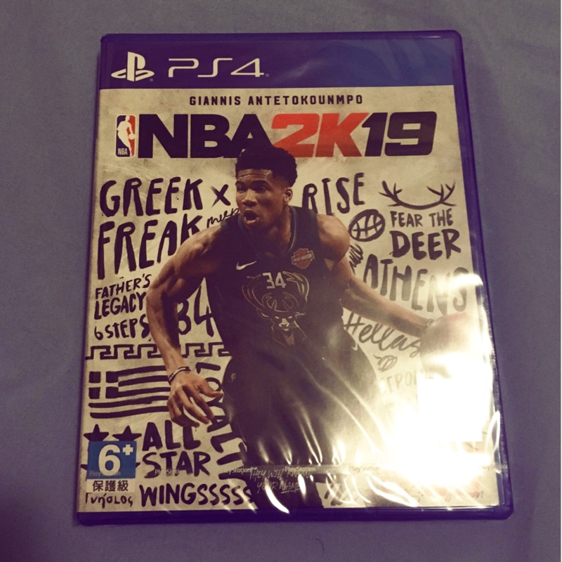 NBA 2K19 PS4 實體版 光碟 只有一片 全新未拆
