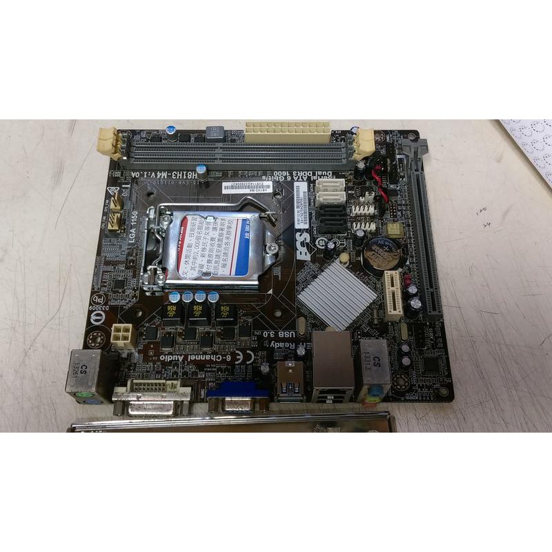 精英 ECS H81H3-M4 MINI-ITX主板/1150/DDR3/含檔板 中古良品 $899