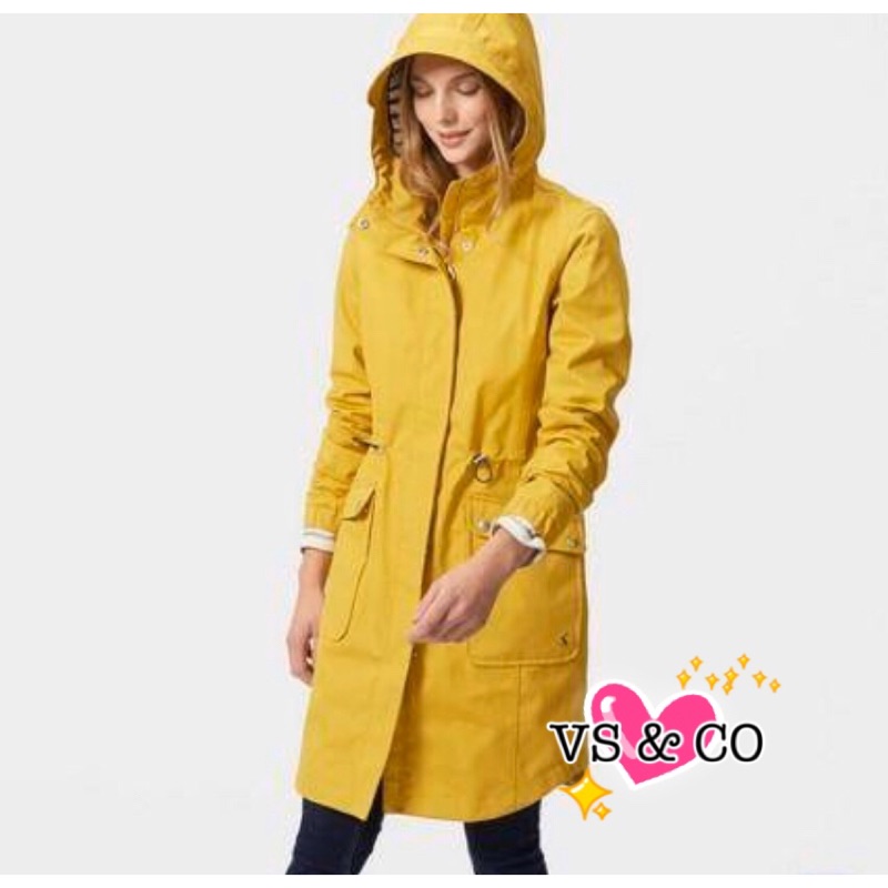 💖VS &amp; CO💖英國outlet代購 零碼特價Joules防風防水風衣外套 可當雨衣 長版風衣外套