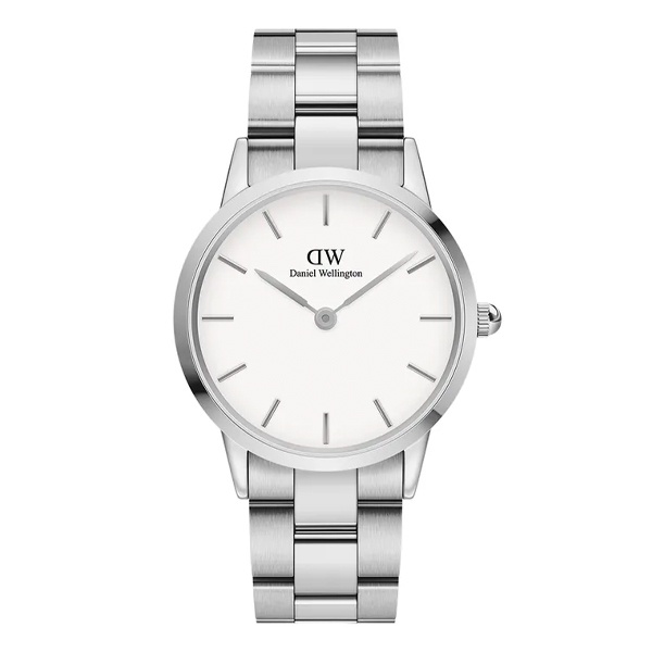 【DW】Iconic Link瑞典時尚品牌鋼帶腕錶-耀目亮銀-36mm/DW00100203/原廠公司貨兩年保固