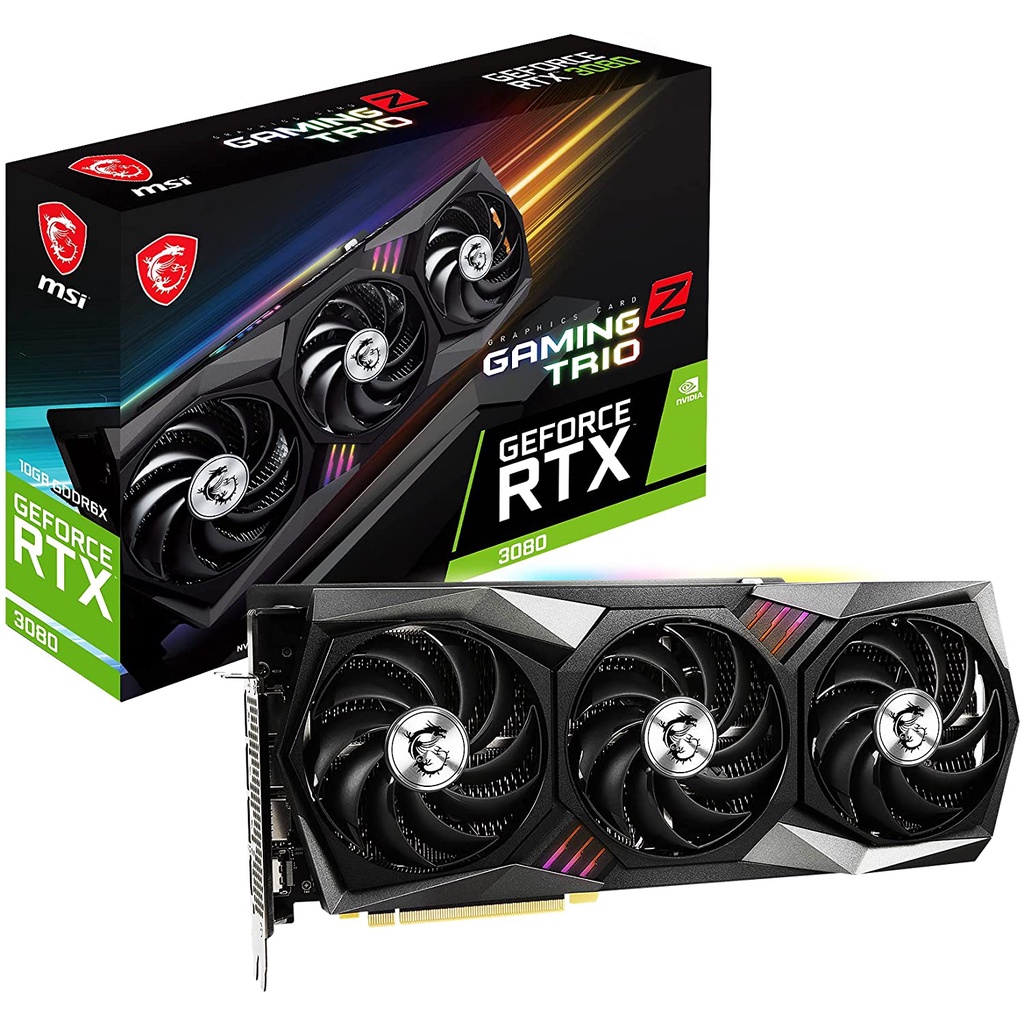 台灣公司貨【MSI微星】GeForce RTX 3080 Gaming Z Trio 10G LHR 顯示卡 顯卡