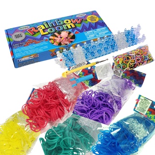 聚聚玩具【超值組】美國 Rainbow Loom 彩虹編織器 + 彩虹圈圈 600條 補充包x5 編織 益智玩具