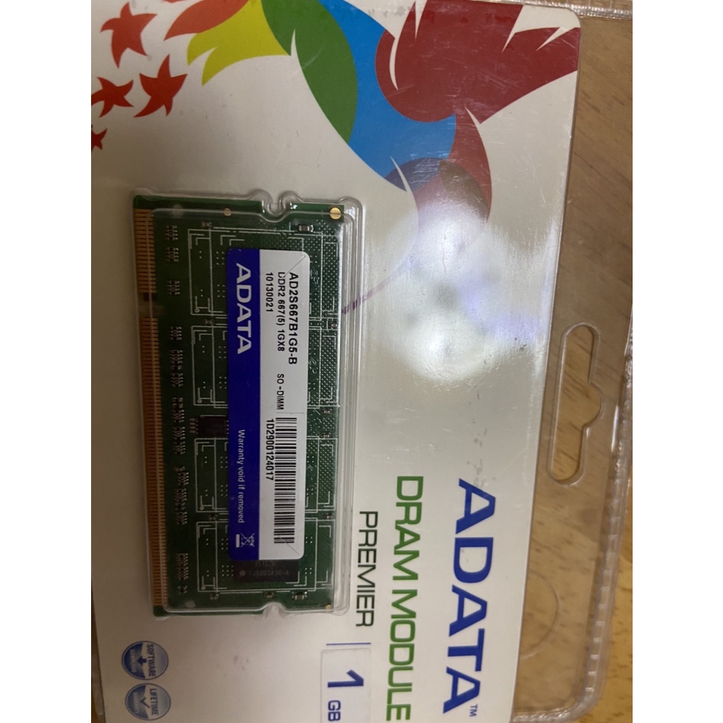 ADATA (威剛)DDR2-667 1G SO-DIMM (NB)AD2S667B1G5-B