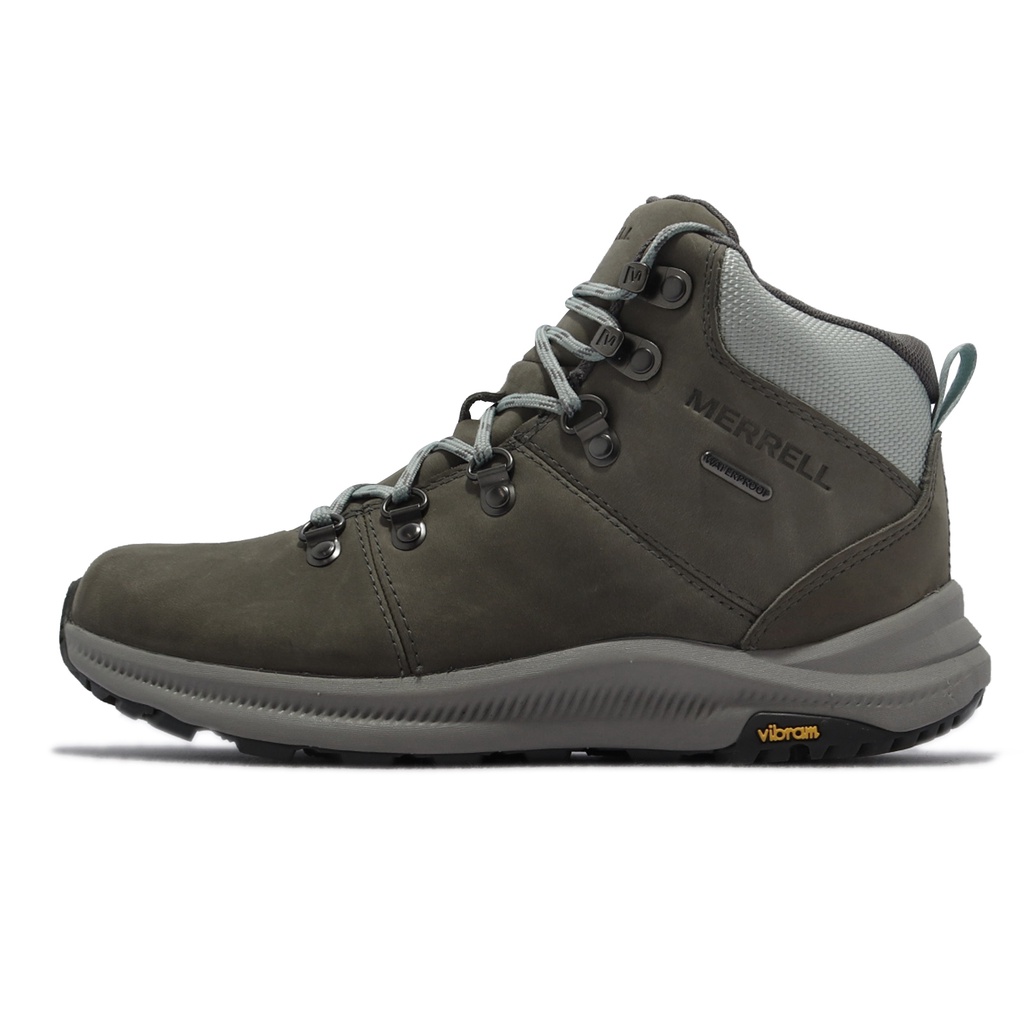 Merrell 登山鞋 Ontario 2 Mid WP 野原灰 女鞋 防水 黃金大底 【ACS】 ML036510