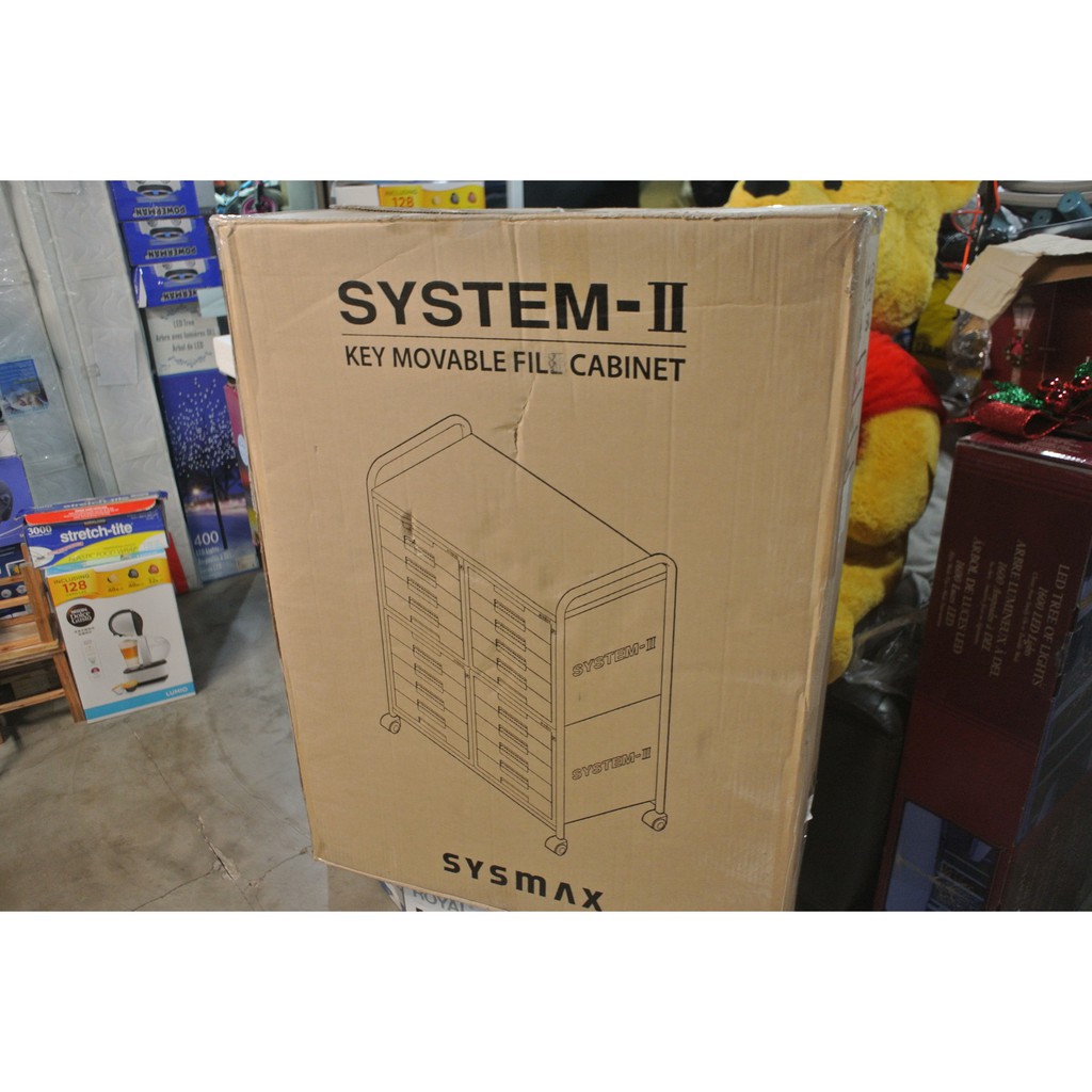 韓國進口 Sysmax 移動式系統文件櫃20格抽屜，特價$3,000