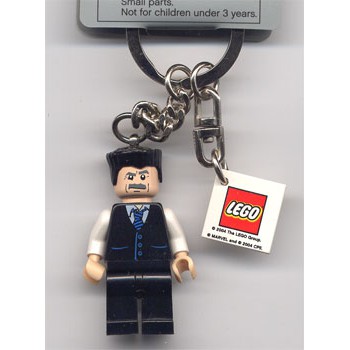 樂高人偶王 LEGO  鑰匙圈key chain 蜘蛛人系列J. Jonah Jameson#851029(全新)