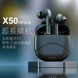 新款X50新款藍牙耳機無綫雙耳TWS5.0   運動耳機 SBTE