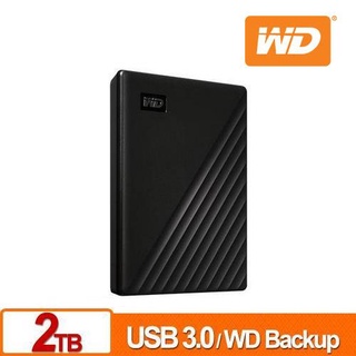 WD 威騰 My Passport 2TB(黑) 2.5吋行動硬碟