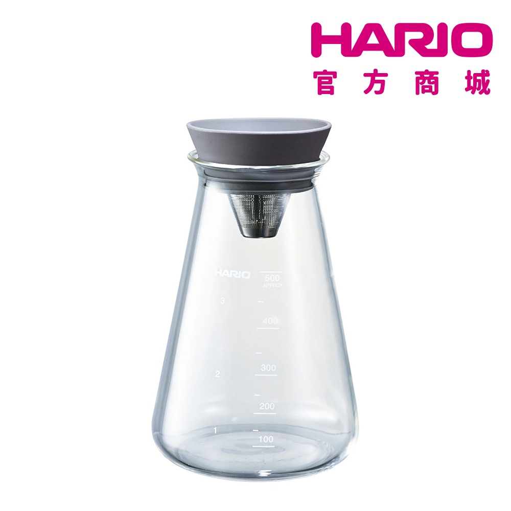 【HARIO】石墨灰冷泡錐形燒瓶CTP-500-GR 泡茶壺 果茶壺【HARIO官方商城】