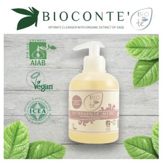 義大利原裝【BIOCONTÈ】義大利有機鼠尾草女性私密處清潔凝露(300ml) 現貨