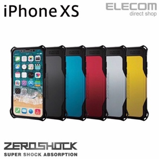 日本官方正貨 Elecom iPhone XR XS Max 11 Pro 全方位耐衝撃 ZEROSHOCK 軍規防摔