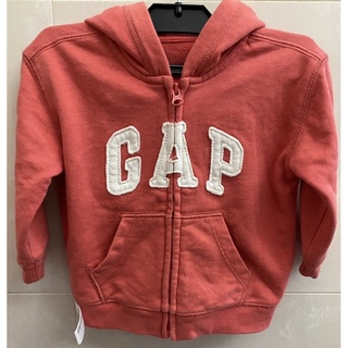 [二手商品］ GAP 女童Logo連帽外套