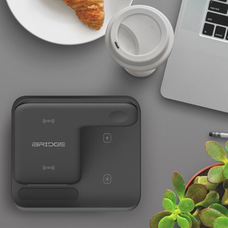 iBRIDGE - 15W極速三合一無線充電器 (iPhone、Airpods Pro、Apple Watch) 全新品