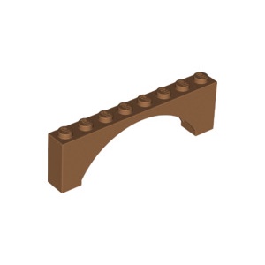 [樂磚庫] LEGO 16577 磚 拱型 深膚色 1x8x2 6170954 6313662