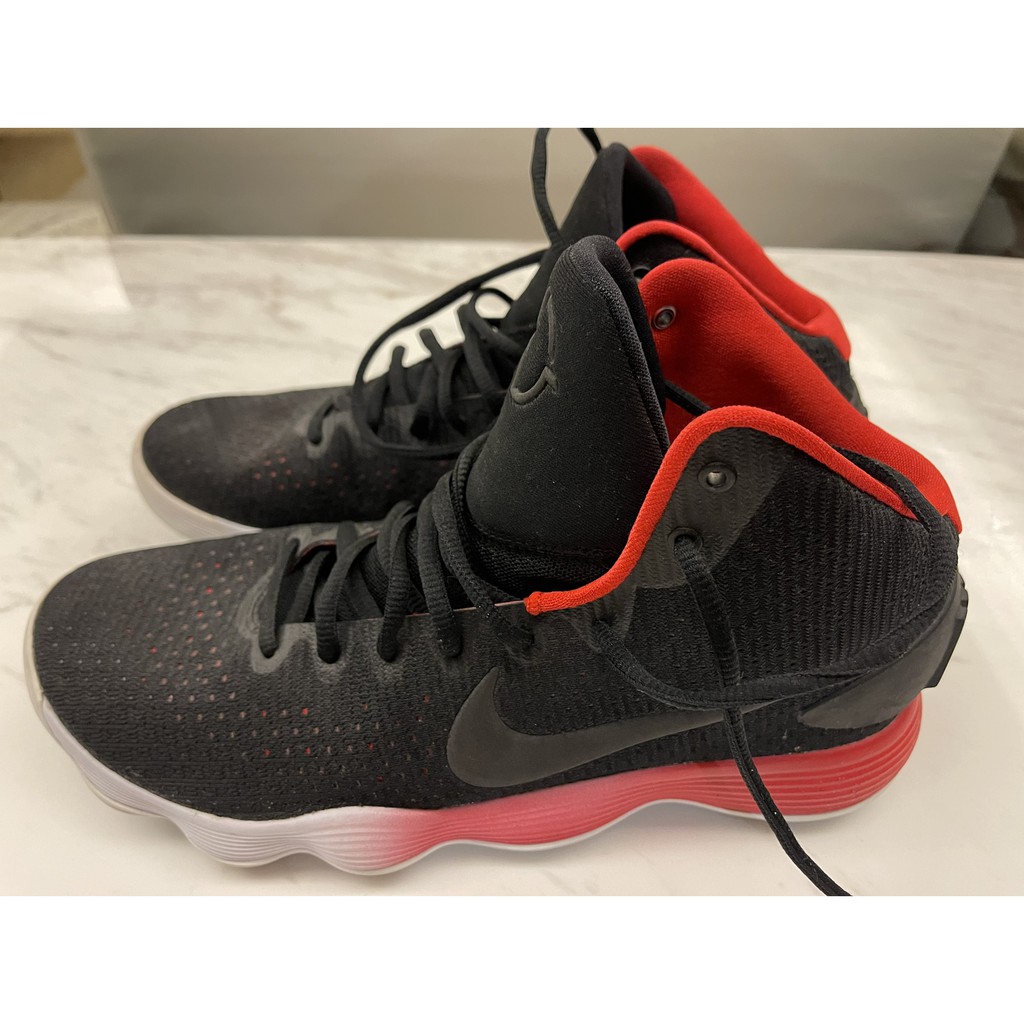 Nike React Hyperdunk 2017 男鞋 黑 避震 運動 籃球鞋 高筒 黑紅 US10.5/28.5CM