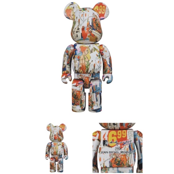 BEARBRICK Andy Warhol × JEAN-MICHEL BASQUIAT #4 400％ 巴安4