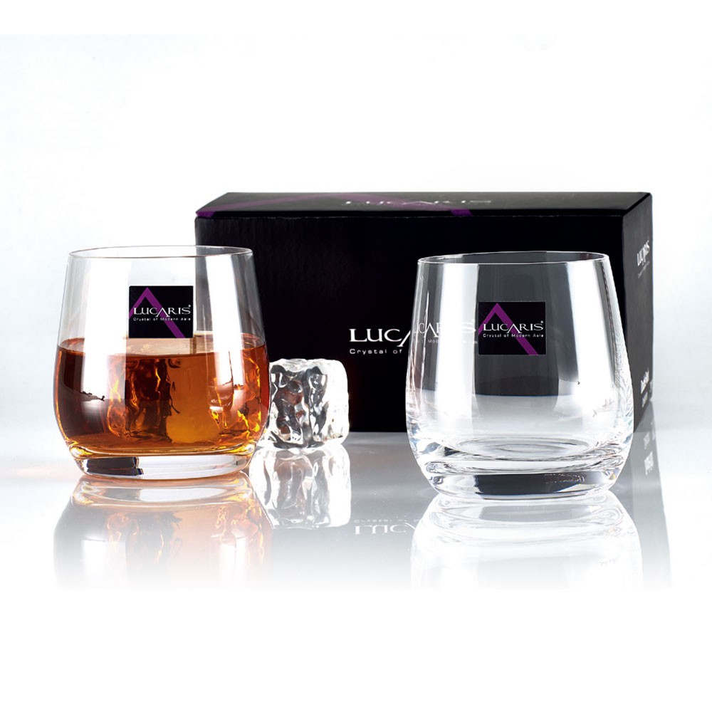 【泰國LUCARIS】香港無鉛水晶酒杯2入組 - 共3款《拾光玻璃》