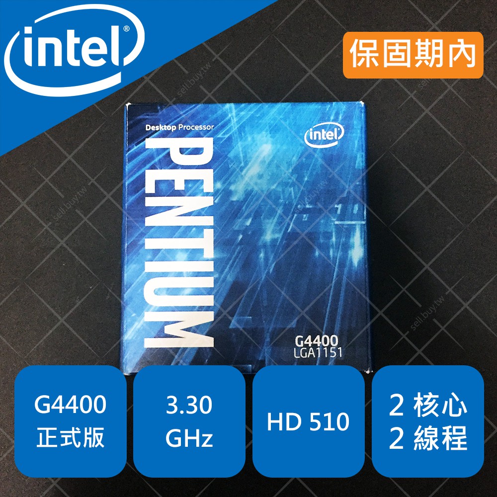 Intel Pentium G4400 G 4400 LGA1151 1151 處理器 CPU G4560 G4600