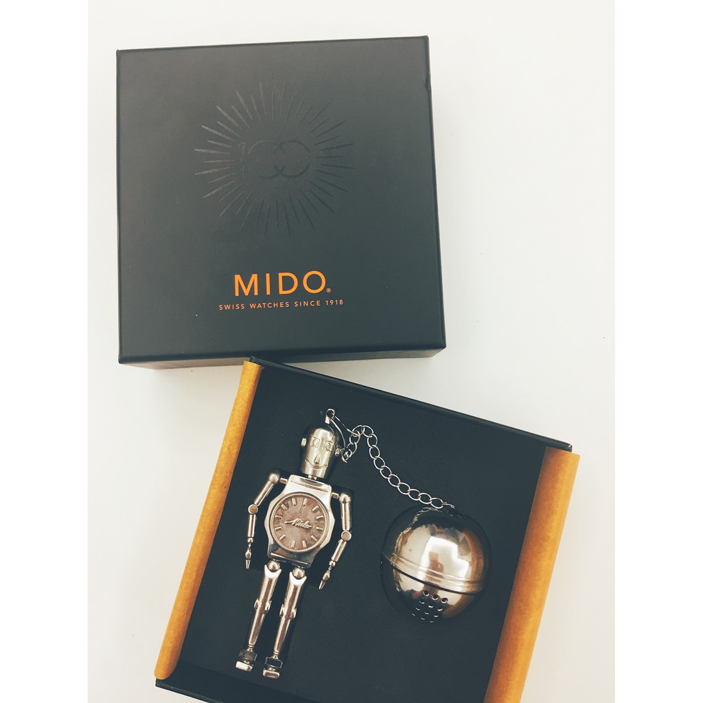 ✨現貨✨【MIDO】100周年慶Robi機器人濾茶器