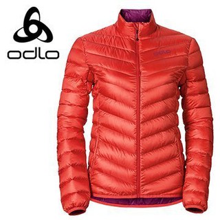 丹大戶外 瑞士【Odlo】女輕量立領羽絨夾克 保暖防風/表層撥水/修身剪裁 526291-30230 石榴紅/紫紅