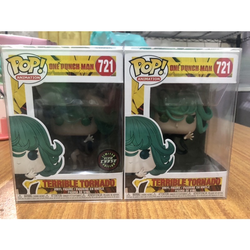 Funko pop 一拳超人 龍捲女2隻合售！附3pk邊條殼