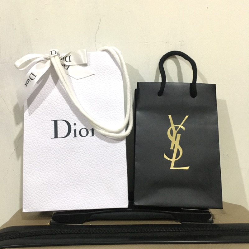 精品紙袋 YSL Dior