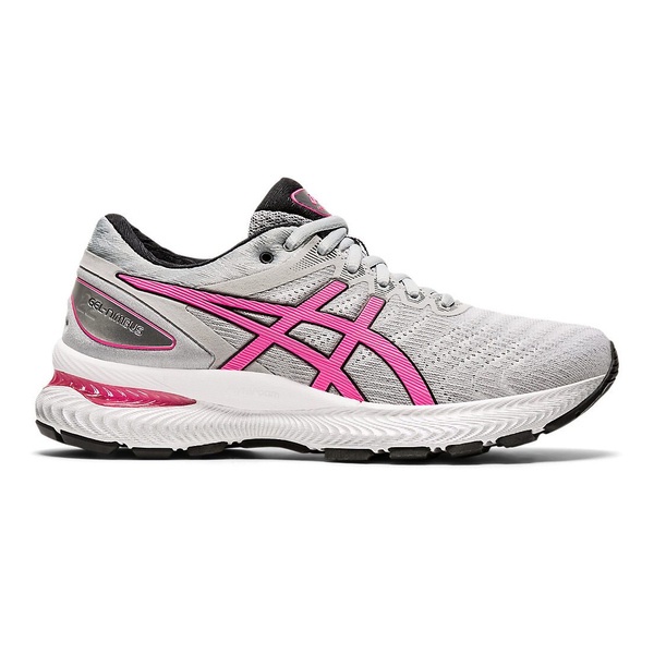 ASICS GEL-NIMBUS 22 女鞋 慢跑鞋  灰粉 1012A587-021【S.E運動】