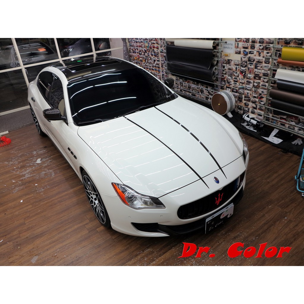 Dr. Color 玩色專業汽車包膜 Maserati Quattroporte GTS 線條客製化 (3M 1080)