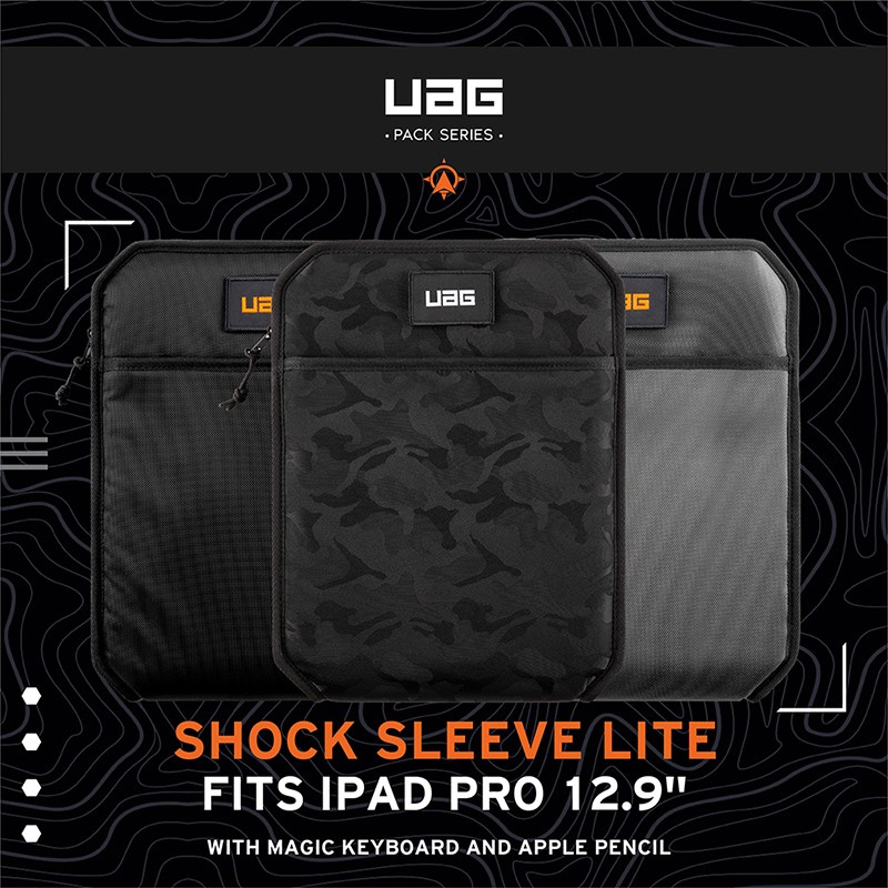 UAG iPad Pro 12.9吋 三四代通用 耐衝擊 收納保護套 Lite（黑色） 台灣公司貨