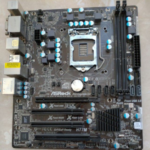 H77m 1155 ASROCK Intel主機板 過保良品