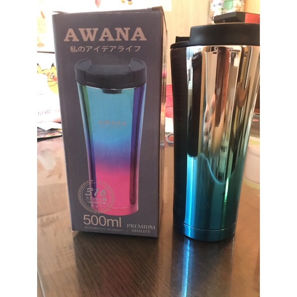 awana 316不鏽鋼炫彩保溫杯 500ml