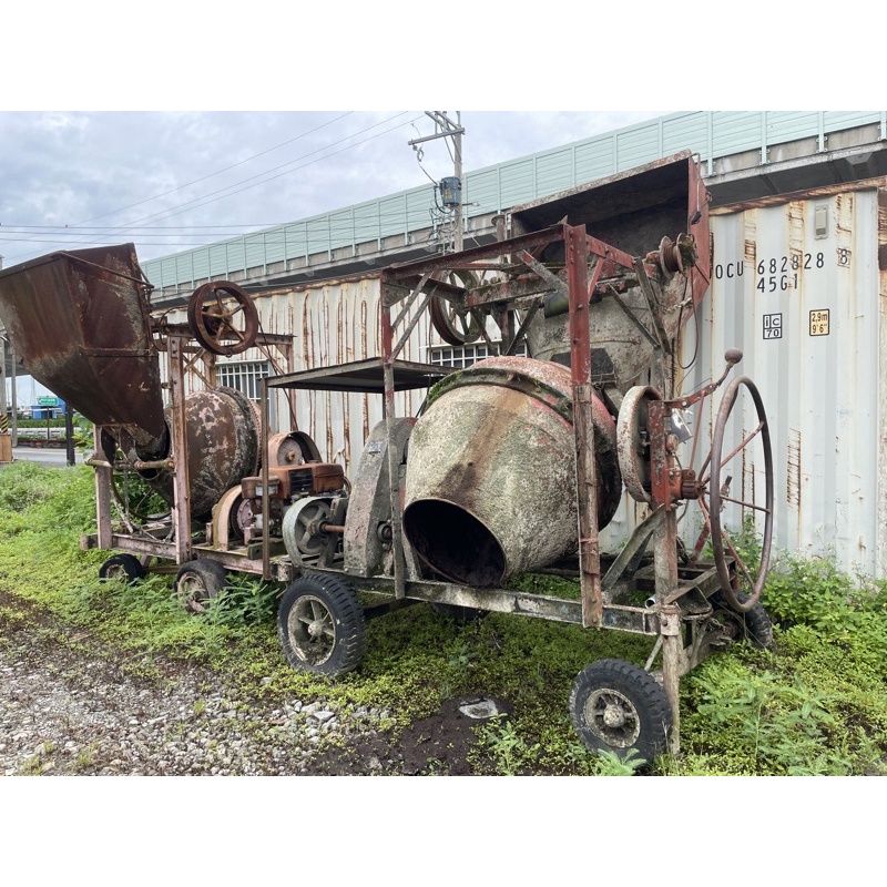 買賣 中古 大型 水泥攪拌機 混泥土攪拌機 混凝土攪拌機 (怪手 挖土機 山貓 鏟土機 鏟裝機 水泥製品 水泥車