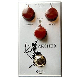 J. Rockett 銀色人頭馬 Archer Overdrive/ Boost 單顆效果器[唐尼樂器]