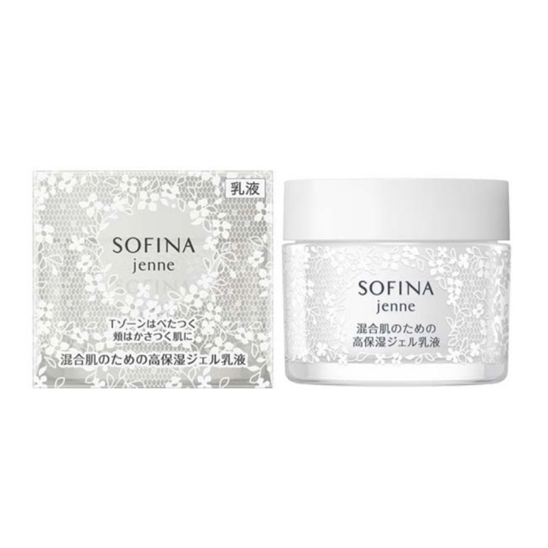 Sofina蘇菲娜透美顏jenny混合肌適用飽水控油雙效水凝乳液50g 蝦皮購物