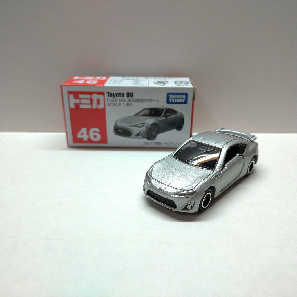 絕版 TOMY TOMICA 46號 初回限定 TOYOTA 86 豐田 多美小汽車 BRZ