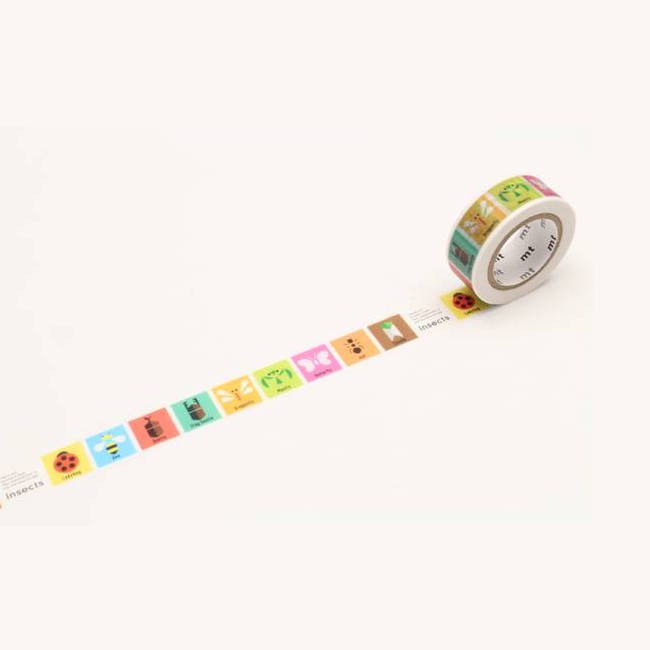 mt Masking Tape 和紙膠帶/ For Kids/ Insects eslite誠品