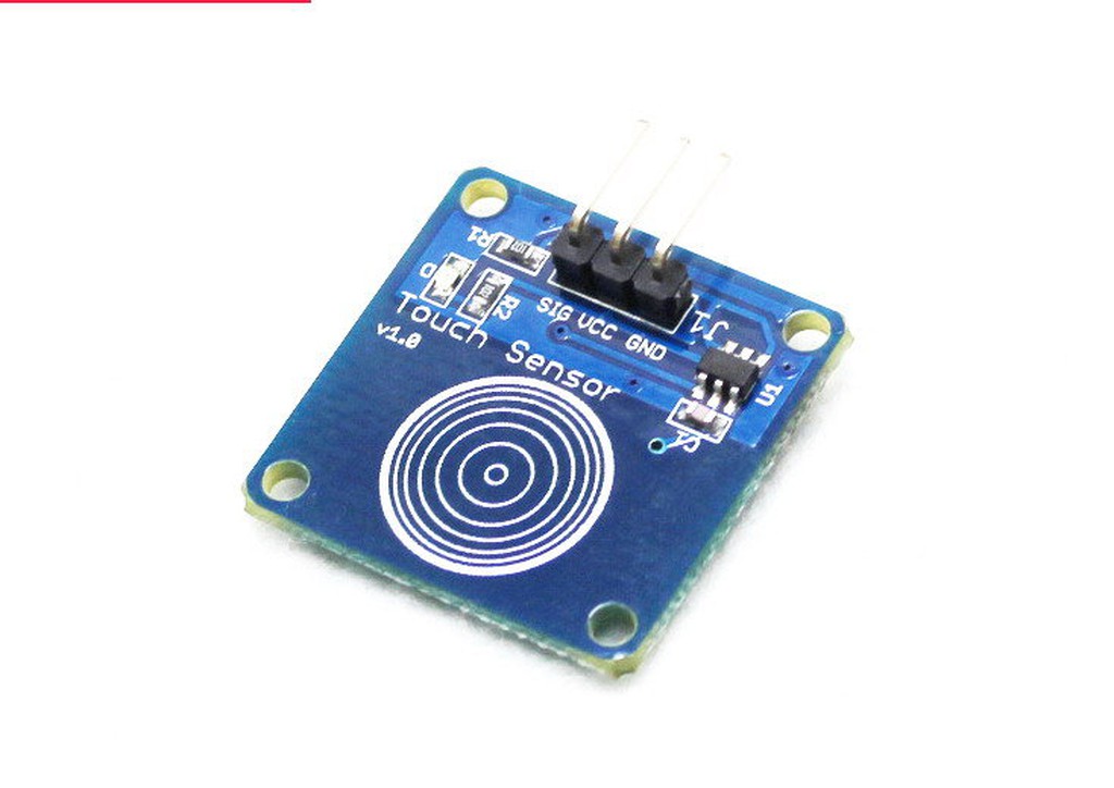 Arduino TTP223B 點動型 數位觸摸 感測器 電容式觸控 觸控開關(C4B5