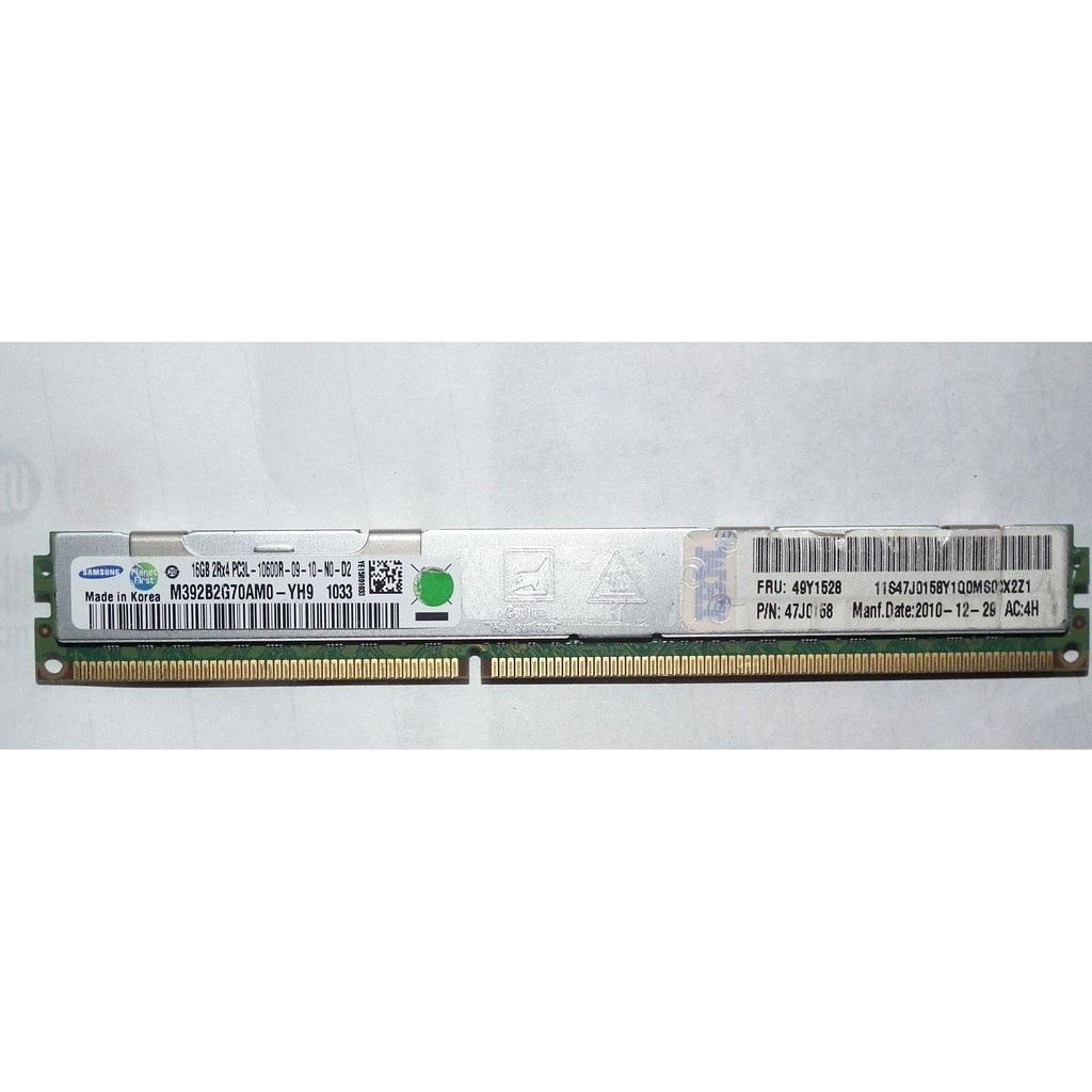 小甜甜優選现货 ECC REG三星DDR3-1333窄版16GB記憶體2RX4 PC3L-10600R伺服器16G